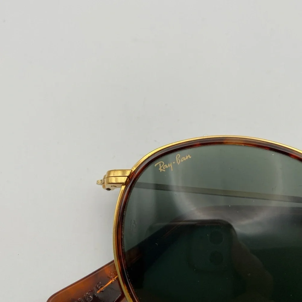 Vintage Ray Ban W1675 Classic Metals Sunglasses Tortoise Shell